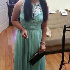 |Maniju| Turquoise prom dress
